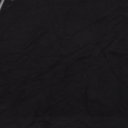 Womens UK Size L Sparkle & Fade Black Pullover Jumper
