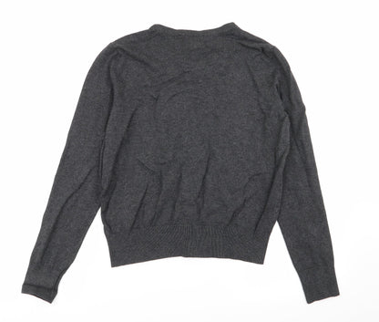 Womens UK Size M H&M Grey Pullover Jumper