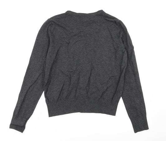 Womens UK Size M H&M Grey Pullover Jumper