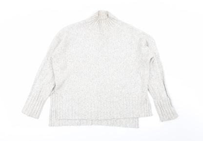 Womens UK Size S New Look Grey Pullover Jumper