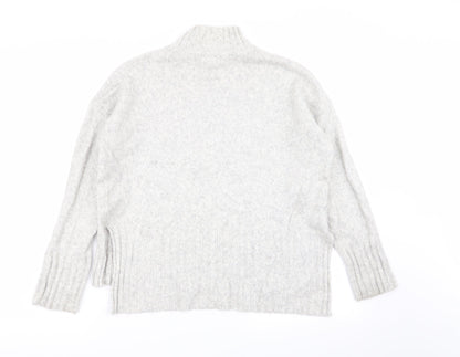 Womens UK Size S New Look Grey Pullover Jumper
