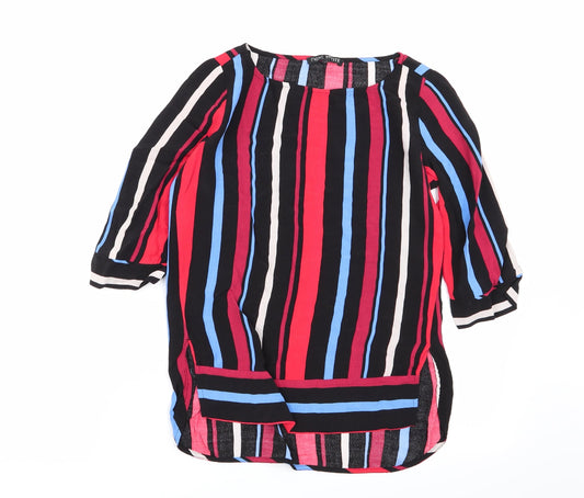 Womens UK Size 6 NEXT Multicoloured Basic Blouse