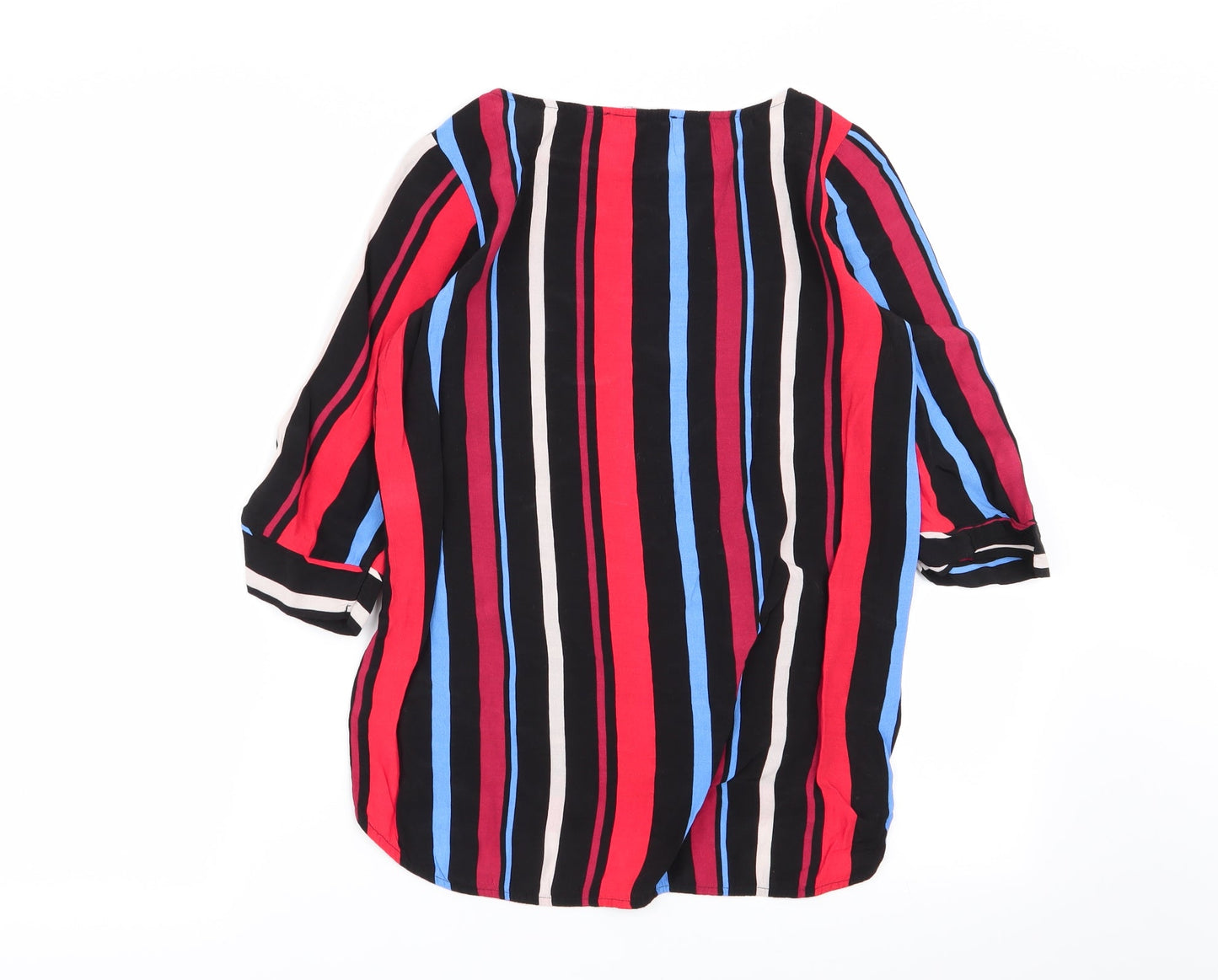 Womens UK Size 6 NEXT Multicoloured Basic Blouse