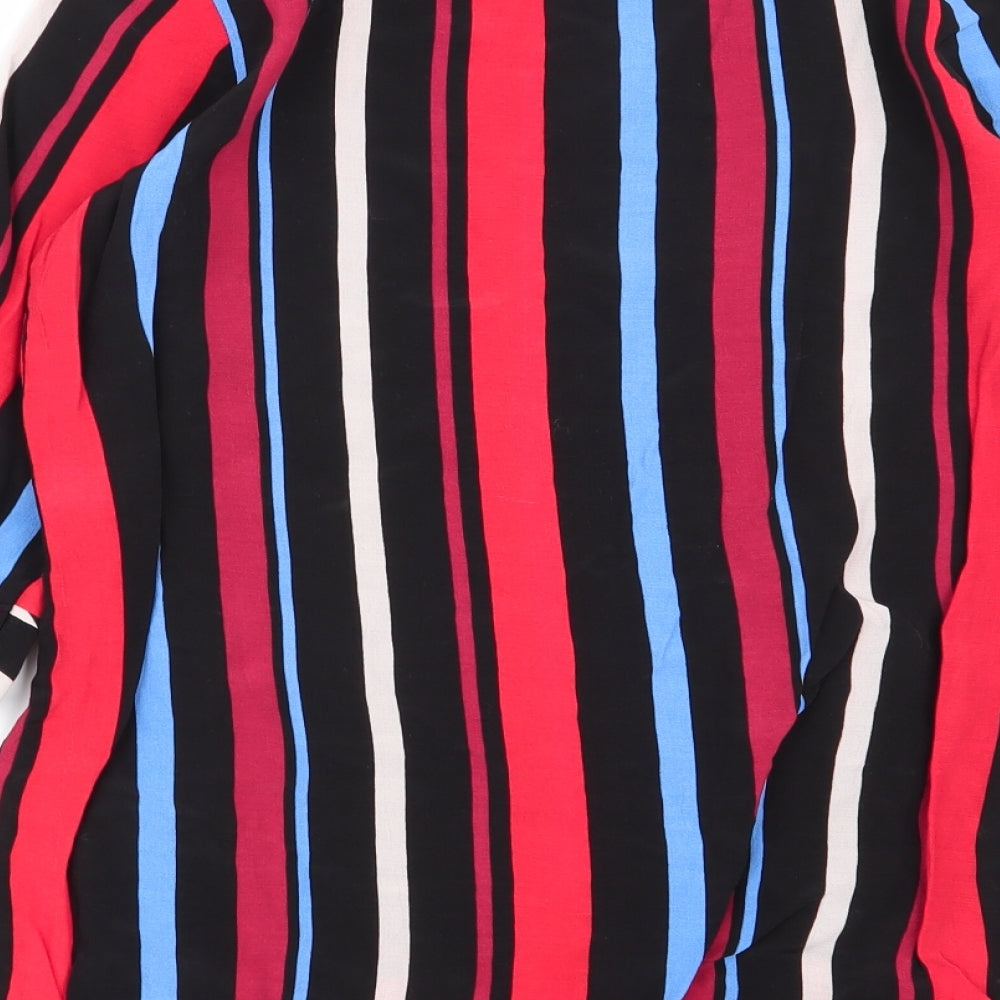 Womens UK Size 6 NEXT Multicoloured Basic Blouse