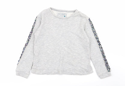 NEXT Girls Grey   Pullover Jumper Size 11 Years