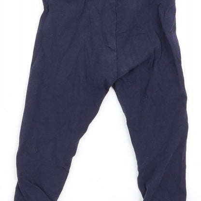 m Girls Blue   Jogger Trousers Size 12-18 Months  - legging