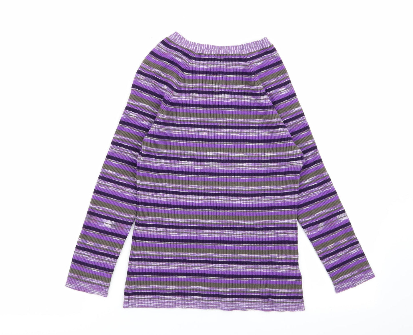 CC Womens Multicoloured Striped  Pullover Jumper Size S