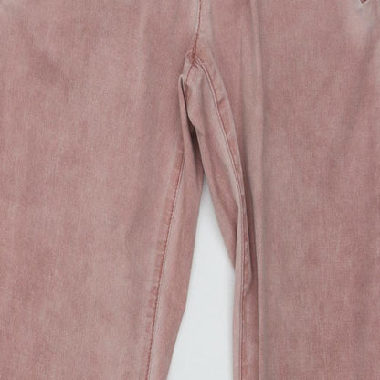 Womens UK Size 10 Esprit Regular Fit Skinny Pink Jeans