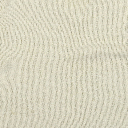 Diane & White Womens Ivory  Knit Pullover Jumper Size M