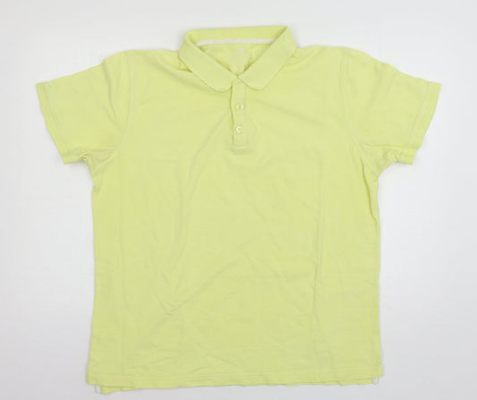 Easy Mens Yellow  Jersey  Polo Size XL
