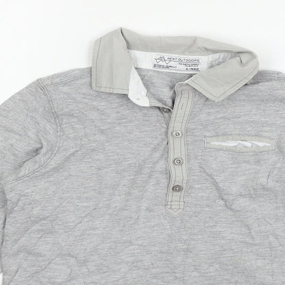 NEXT Boys Grey  Jersey Basic T-Shirt Size 9 Years