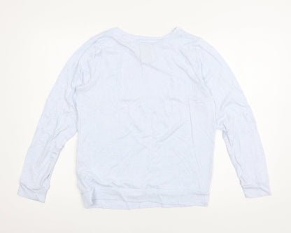 Love to lounge Womens Blue  Jersey Top Pyjama Top Size 6  - Choose Happy
