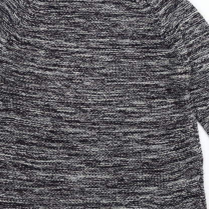 F&F Womens Blue Striped Knit Pullover Jumper Size 10