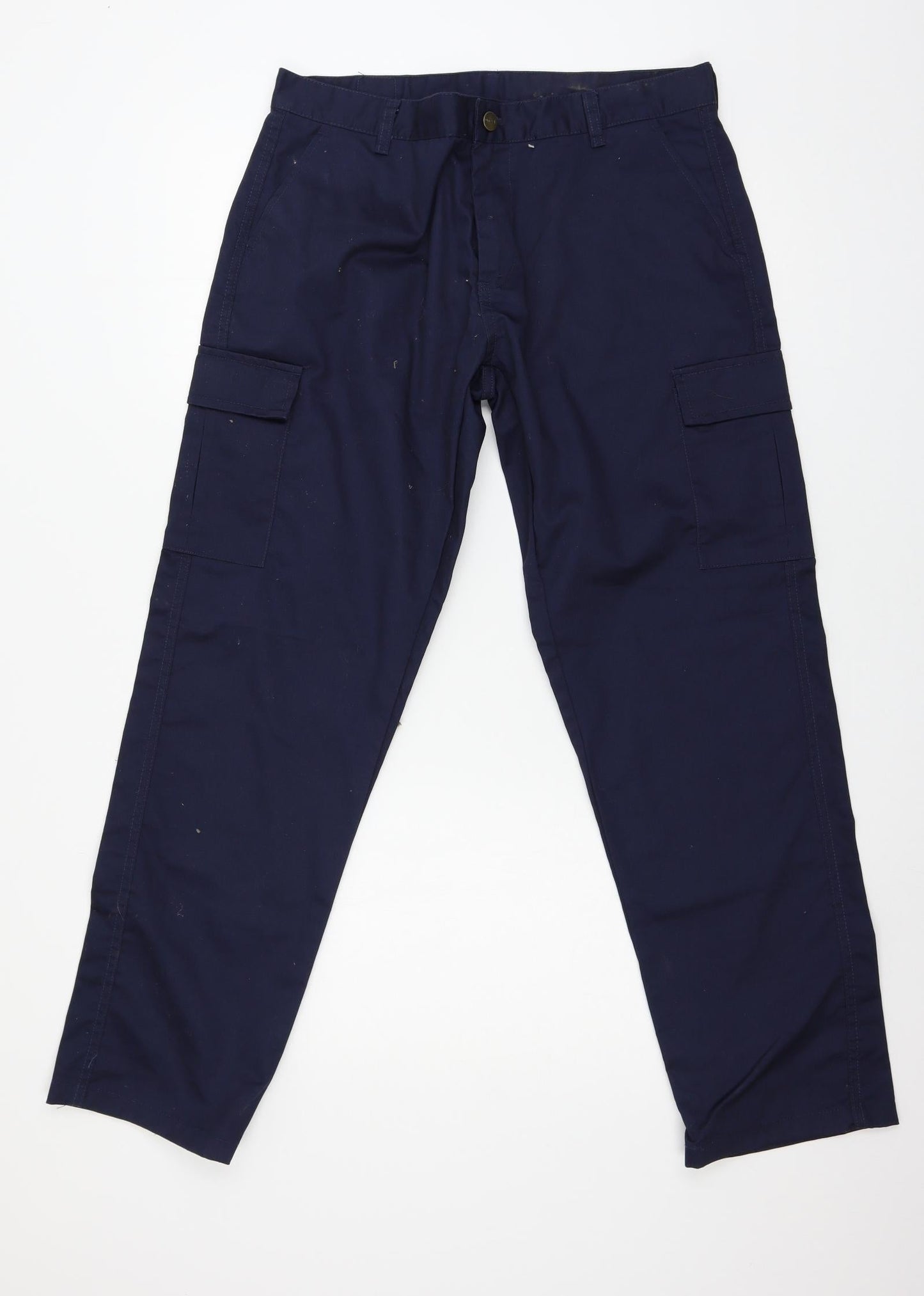 Womens UK Size 12 Uneek Regular Fit  Blue Trousers