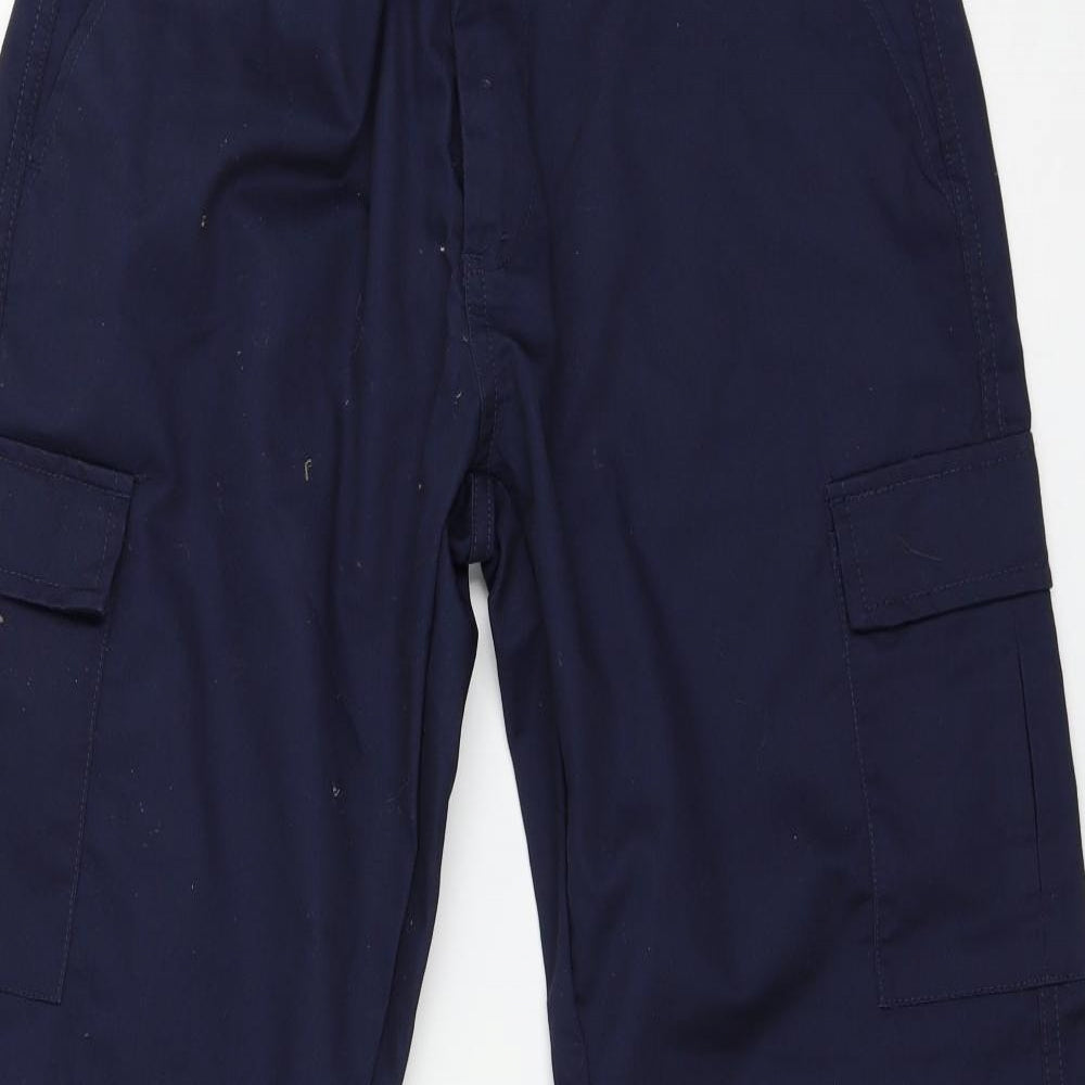 Womens UK Size 12 Uneek Regular Fit  Blue Trousers