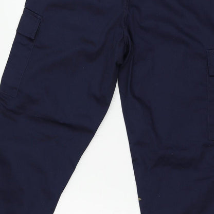 Womens UK Size 12 Uneek Regular Fit  Blue Trousers