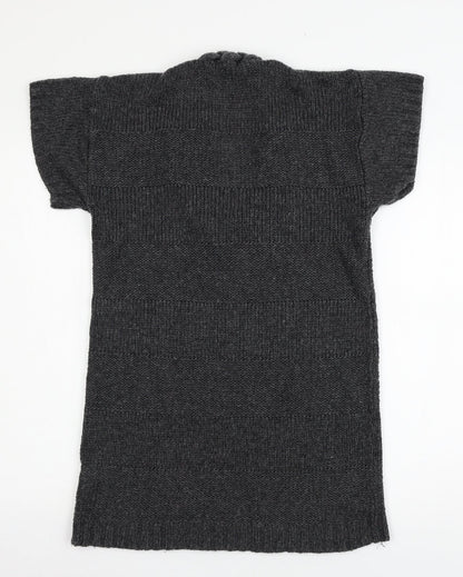 Womens UK Size S ICHI Grey Pullover Jumper