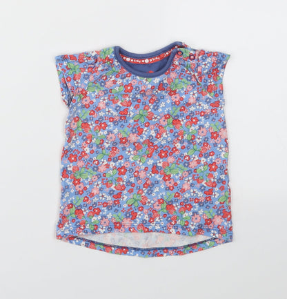 TU Girls Multicoloured Floral  Basic T-Shirt Size 6-9 Months