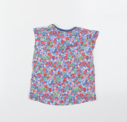 TU Girls Multicoloured Floral  Basic T-Shirt Size 6-9 Months