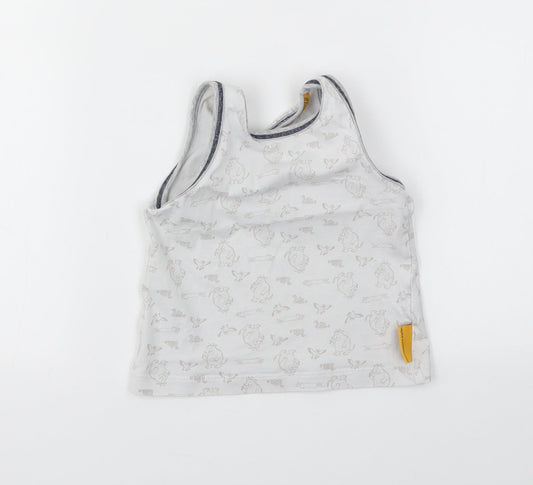 TU Boys Grey Animal Print  Basic T-Shirt Size 2-3 Years