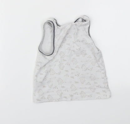 TU Boys Grey Animal Print  Basic T-Shirt Size 2-3 Years