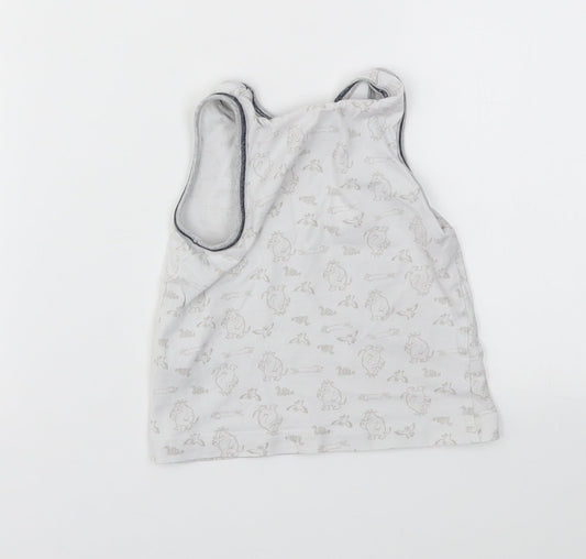 TU Boys Grey Animal Print  Basic T-Shirt Size 2-3 Years