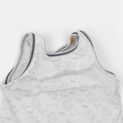 TU Boys Grey Animal Print  Basic T-Shirt Size 2-3 Years