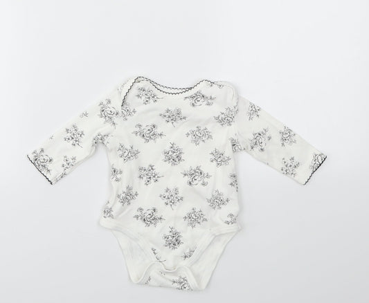 Little Me Girls Multicoloured Floral  Babygrow One-Piece Size 6-9 Months