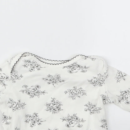 Little Me Girls Multicoloured Floral  Babygrow One-Piece Size 6-9 Months