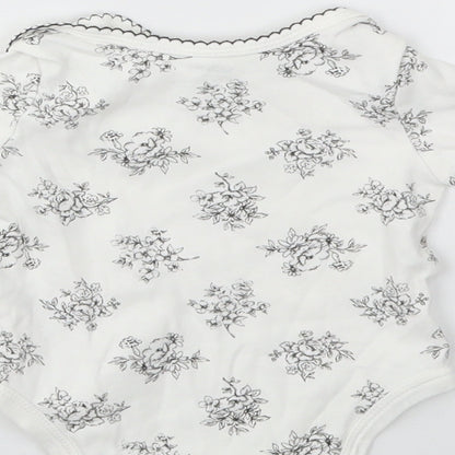 Little Me Girls Multicoloured Floral  Babygrow One-Piece Size 6-9 Months