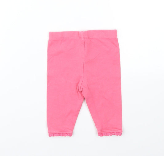 Primark Girls Pink   Capri Leggings Size 3-6 Months