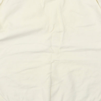 Womens UK Size M Preworn Ivory Pullover Jumper
