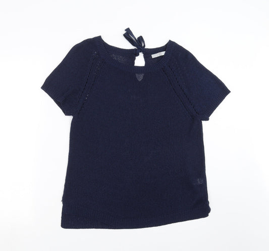 TU Womens Blue  Knit Pullover Jumper Size 16