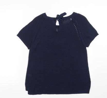 TU Womens Blue  Knit Pullover Jumper Size 16