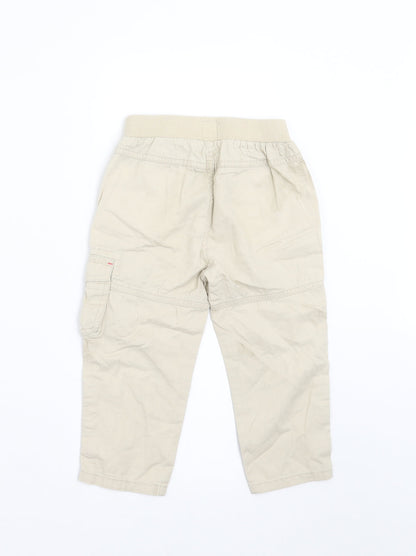 Gap Girls Beige   Cargo Trousers Size 3 Years