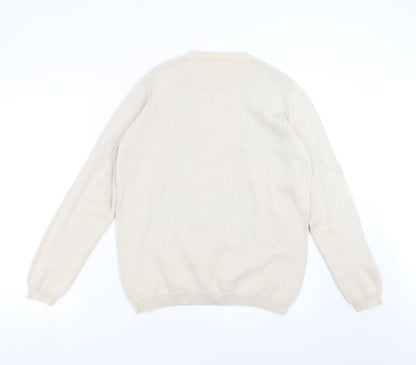 Essentials Womens Beige  Knit Pullover Jumper Size 14