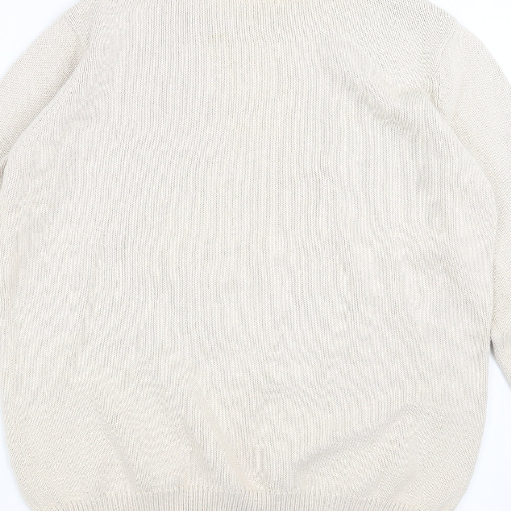 Essentials Womens Beige  Knit Pullover Jumper Size 14
