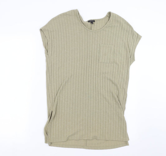 Womens UK Size 8 Topshop Green Pullover Jumper