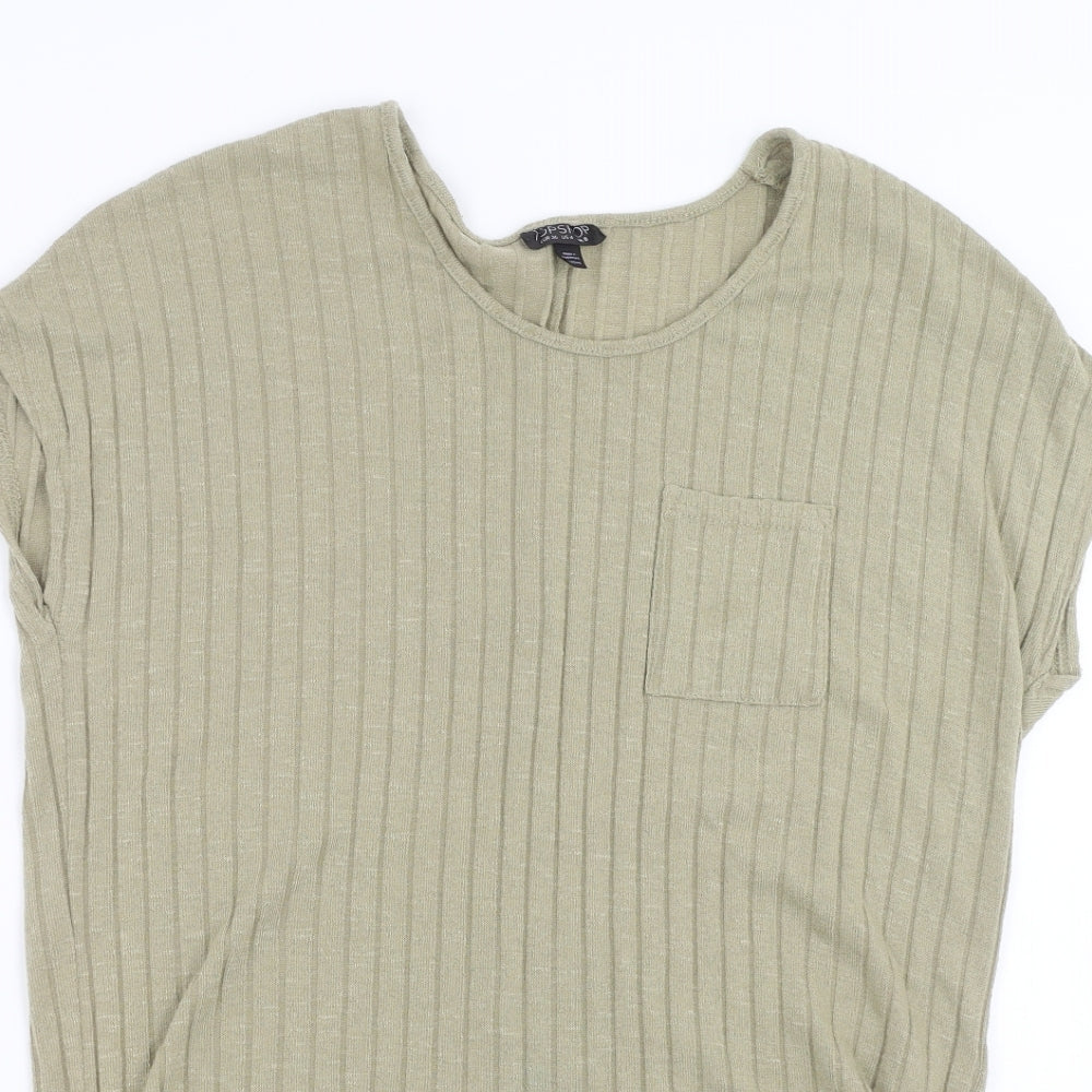 Womens UK Size 8 Topshop Green Pullover Jumper