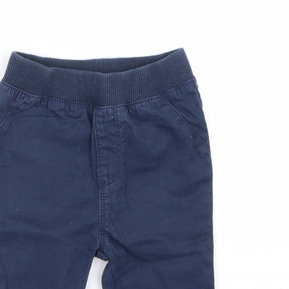 Matalan Boys Blue   Cargo Trousers Size 3-6 Months