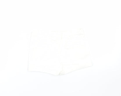 Zara Girls White Argyle/Diamond  Cropped Trousers Size 18-24 Months  - Shorts