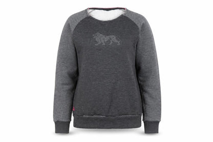 Womens UK Size M Lonsdale Grey Pullover Sweatshirt