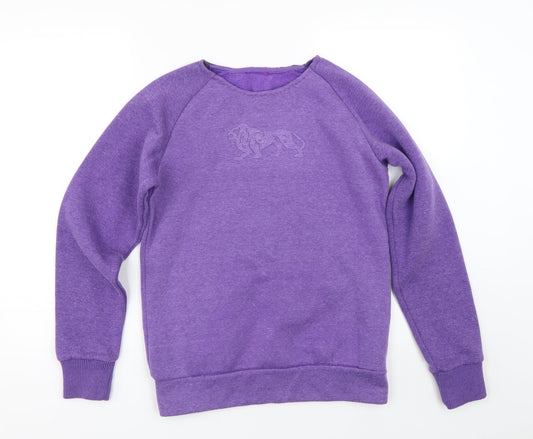 Lonsdale Womens Purple   Pullover Sweatshirt Size M