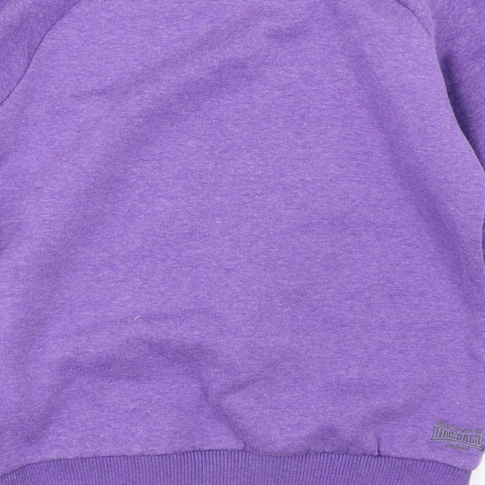 Lonsdale Womens Purple   Pullover Sweatshirt Size M