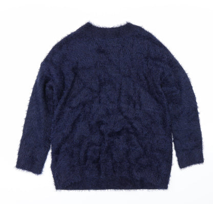 Womens UK Size S Dorothy Perkins Blue Pullover Jumper