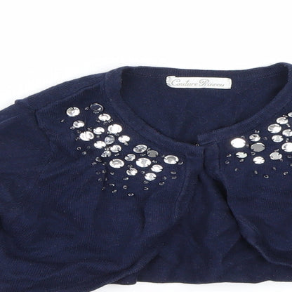Couture Princess Girls Blue   Cape Jumper Size 5 Years