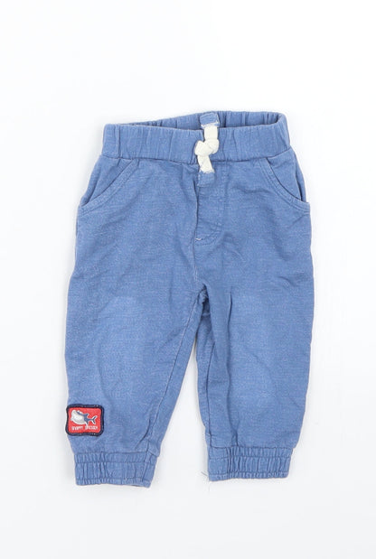 Crafted Boys Blue   Sweatpants Trousers Size 6-9 Months