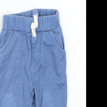 Crafted Boys Blue   Sweatpants Trousers Size 6-9 Months