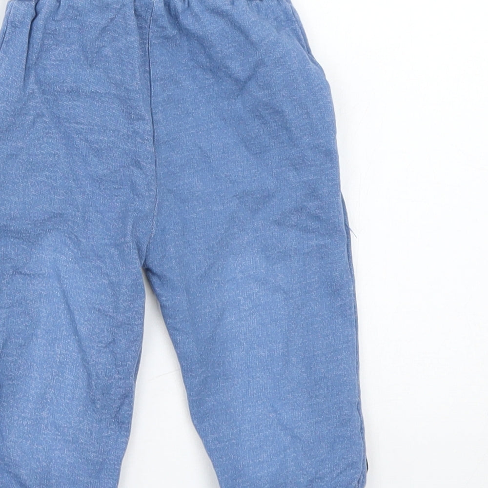 Crafted Boys Blue   Sweatpants Trousers Size 6-9 Months