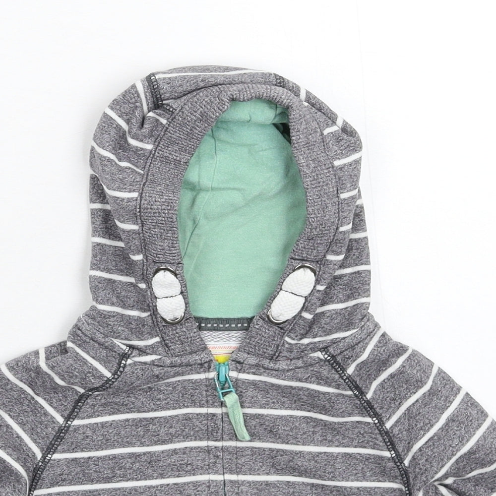 Tu Baby Grey Striped  Jacket  Size 9-12 Months